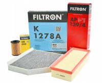2X FILTRON ZESTAW FILTRÓW AUDI A4 B8 Q5 A5 2.0 TDI