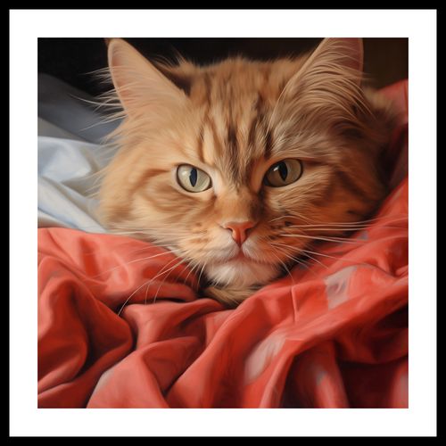 Plakat 60x60cm Mruczący Spokój na Arena.pl