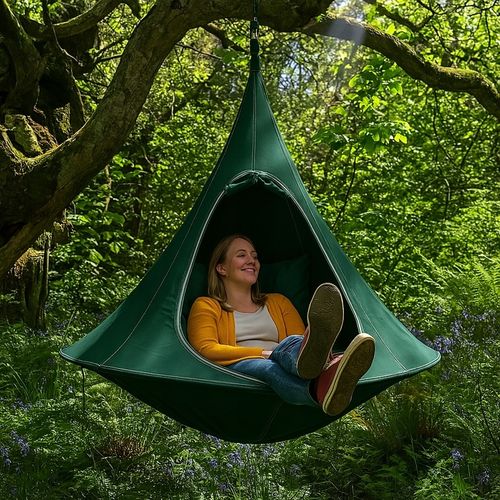 KOKON WISZĄCY NAMIOT HAMAK HUŚTAWKA GNIAZDO DO OGRODU POKOJU 150x140 INNY na Arena.pl