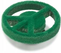 Przypinka Crocs Jibbitz Ozdoba Do Butów Grass Textured Peace Sign