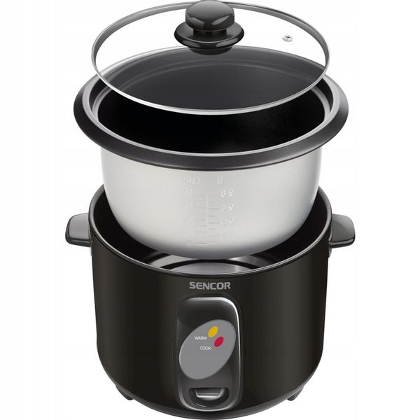 Garnek Do Ryżu Sencor SRM 1001BK Keep Warm Czarny zdjęcie 5