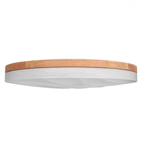 PLAFON LED 3CCT 54W 40CM ŚCIEMNIANY PILOT DREWNO zdjęcie 4