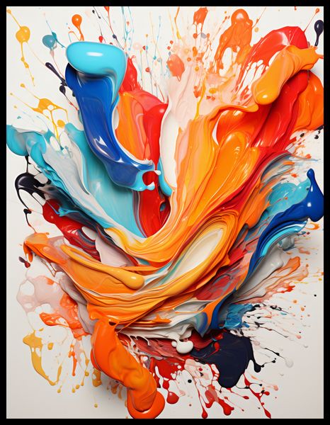 Plakat 50x65cm Taneczne Fale zdjęcie 2