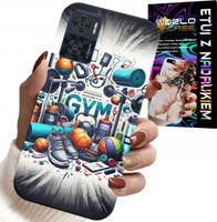 ETUI DO MOTOROLA MOTO E22 / E22I - SIŁOWNIA GYM FITNESS SPORT CASE + SZKŁO