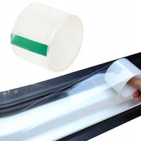 FOLIA TAŚMA ochronna na progi DRZWI samochodu MOCNA Bezbarwna 70mm x 5M