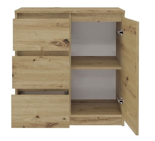 Komoda Malwa 1D3S DĄB ARTISAN na Arena.pl