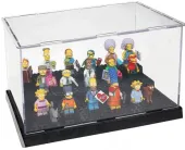 EKSPOZYTOR XL NA FIGURKI auta klocki lego ludziki platforma garaż gablota