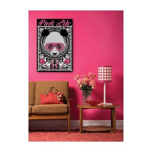 Obraz na płótnie - Canvas, Miś Pink Life 60x80 na Arena.pl