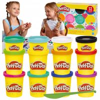 CIASTOLINA PLAY-DOH ZAPAS MASY PLASTYCZNEJ DUŻO KOLORÓW 12 tub 567g PLAYDOH