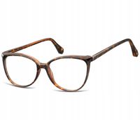 Damskie okulary zerówki KOCIE Oprawki korekcyjne optyczne SUNOPTIC panterka