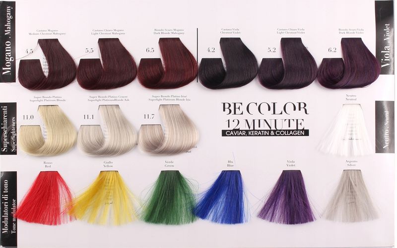 BE HAIR Be Color Farba do włosów Bez Amoniaku 7,0 - 100ml zdjęcie 5