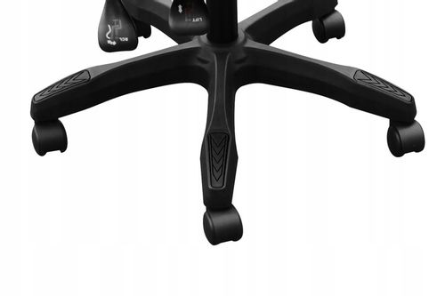 FOTEL gamingowy z MASAŻEM pleców KOMPUTEROWY OBROTOWY dla gracza +PODNÓŻEK! na Arena.pl