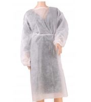 Fartuch jednorazowy włókninowy ochronny medyczny ATEST kitel na troki 10szt