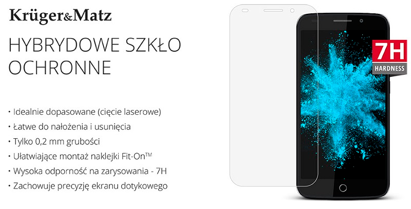 Hartowane Szkło Kruger&Matz 9H Do Live 7 zdjęcie 5