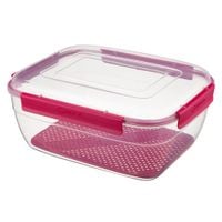 Pojemnik prostokątny do przechowywania żywności 3,46 L hermetyczny 4 klipsy