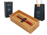 Pióro wieczne w ozdobnym pudełku, bordowe