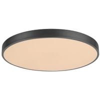 Okrągła LAMPA sufitowa TESIA 3316 Rabalux plafon LED 36W 3000K - 6000K z pilotem czarny