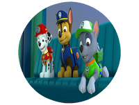 Opłatek na tort Psi Patrol