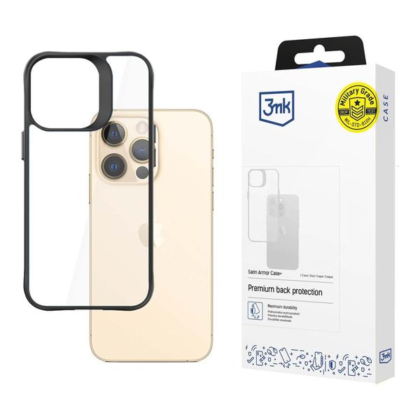 Satynowe etui na Apple iPhone 13 Pro - 3mk Satin Armor Case+ zdjęcie 1