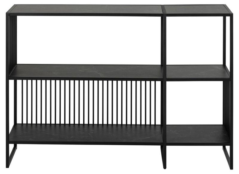 Regał Strington niski czarny zdjęcie 2