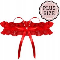 JULIMEX podwiązka ODESSA RED PW 02 PLUS SIZE czerwone STUDNIÓWKA