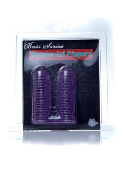 Zestaw Dwóch Żelowych Nakładek Na Palce - Wonderful Fingers Purple zdjęcie 5