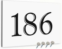 Tabliczka adresowa Dibond Tablica adres domu Biała 30x20 Różne wzory