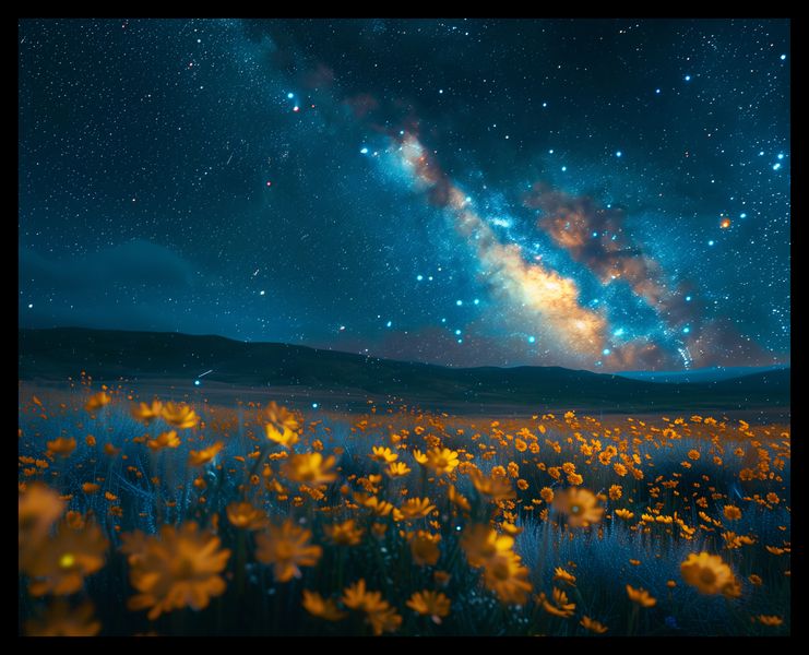 Plakat 50x40cm Nocne Niebiosa zdjęcie 2