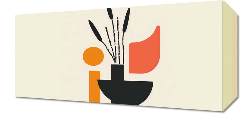 Obraz 40x20cm Szeroka Czerń zdjęcie 1