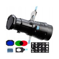 Strumienica Camrock OSO1 mocowanie Bowens 20 filtrów gobo 4 kolorowe folie