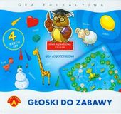 ALEXANDER SOWA MĄDRA GŁOWA GŁOSKI DO ZABAWY EDYKACYJNA GRA LOGOPEDYCZNA