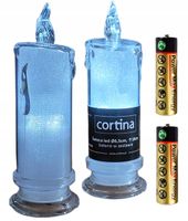 ŚWIECA AKRYLOWA 18CM WKŁAD LED NA BATERIE ŚWIECZKA ZNICZY ZNICZ WYSOKA