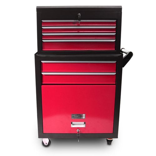 19434 Mobilny wózek warsztatowy z szufladami 2w1 ze skrzynką na Arena.pl