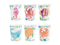 Kubeczki (Kubki), Ocean, mix, 220 ml, 6 szt.