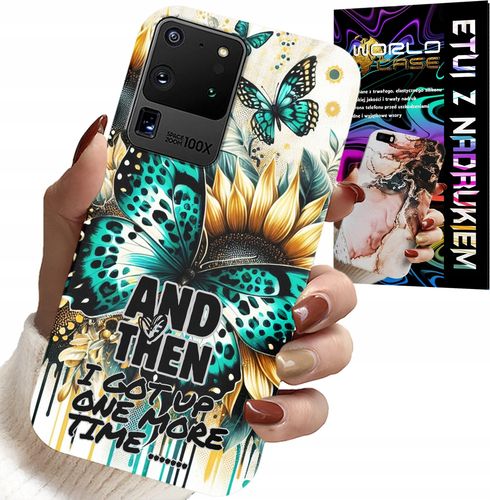 ETUI DO SAMSUNG GALAXY S20 Ultra - AND THEN I GOT UP, KOBIECE WZORY + FOLIA na Arena.pl