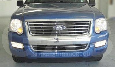 Ford Explorer - Chromowane Listwy Grill Chrom Atrapy Zderzaka Tuning na Arena.pl