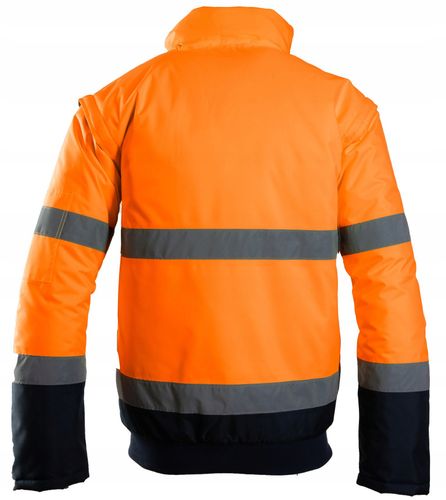 Kurtka robocza odblask BOMBER 2w1 orange L na Arena.pl
