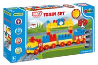 WADER Baby Blocks kolejka 3,35m 89el 41481 14815