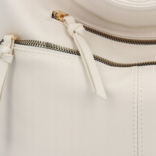 Herisson - torebka worek zamek skóra ekologiczna jasny beżowy 1052L2080 na Arena.pl