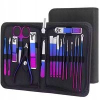 PROFESJONALNY ZESTAW PEDICURE |MANICURE|18 ELEMENT DO PIELĘGNACJI