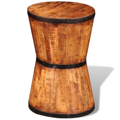Taboret Klepsydra, Surowe Drewno Mango na Arena.pl
