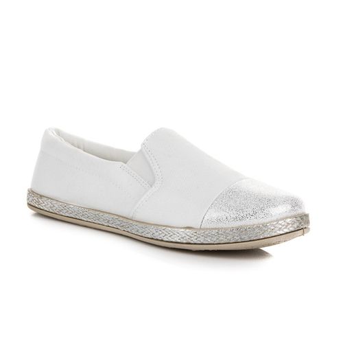 BIAŁE ESPADRYLE SLIP ON Rozmiar - 39 na Arena.pl