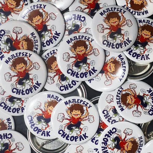 Przypinka - Najlepszy Chłopak na Arena.pl