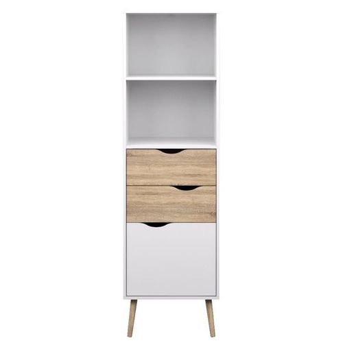 Regał Oslo 2S1D w stylu retro na Arena.pl