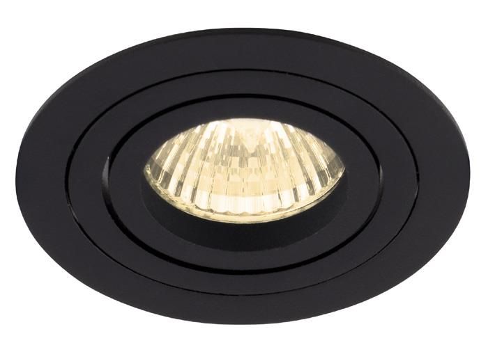Wpust LAMPA sufitowa SIGNAL H0086 Maxlight regulowana OPRAWA okrągła oczko podtynkowe czarny zdjęcie 3