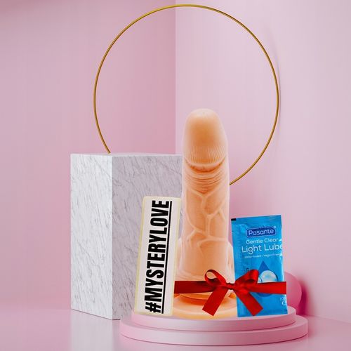 WIBRATOR DAMSKI Z PRZYSSAWKĄ DILDO MASAŻER REALISTYCZNY PENIS + GRATIS ŻEL na Arena.pl