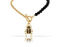 naszyjnik ze skarabeuszem z kolekcji beetle brilliance (c23/zim/20au)