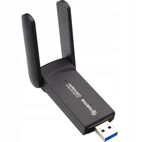 AC1300 ADAPTER KARTA SIECIOWA WiFi Wi-Fi NA USB Z ANTENAMI 1300Mbps 5GHz zdjęcie 12