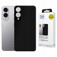 Czarne etui z MagSafe na tył Samsung Galaxy S25 Edge 3mk HARDY MagSilicone