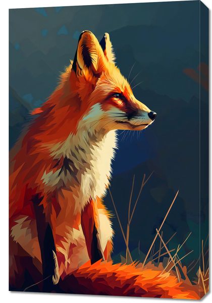 Obraz 60x90cm Spojrzenie Lisicy zdjęcie 1